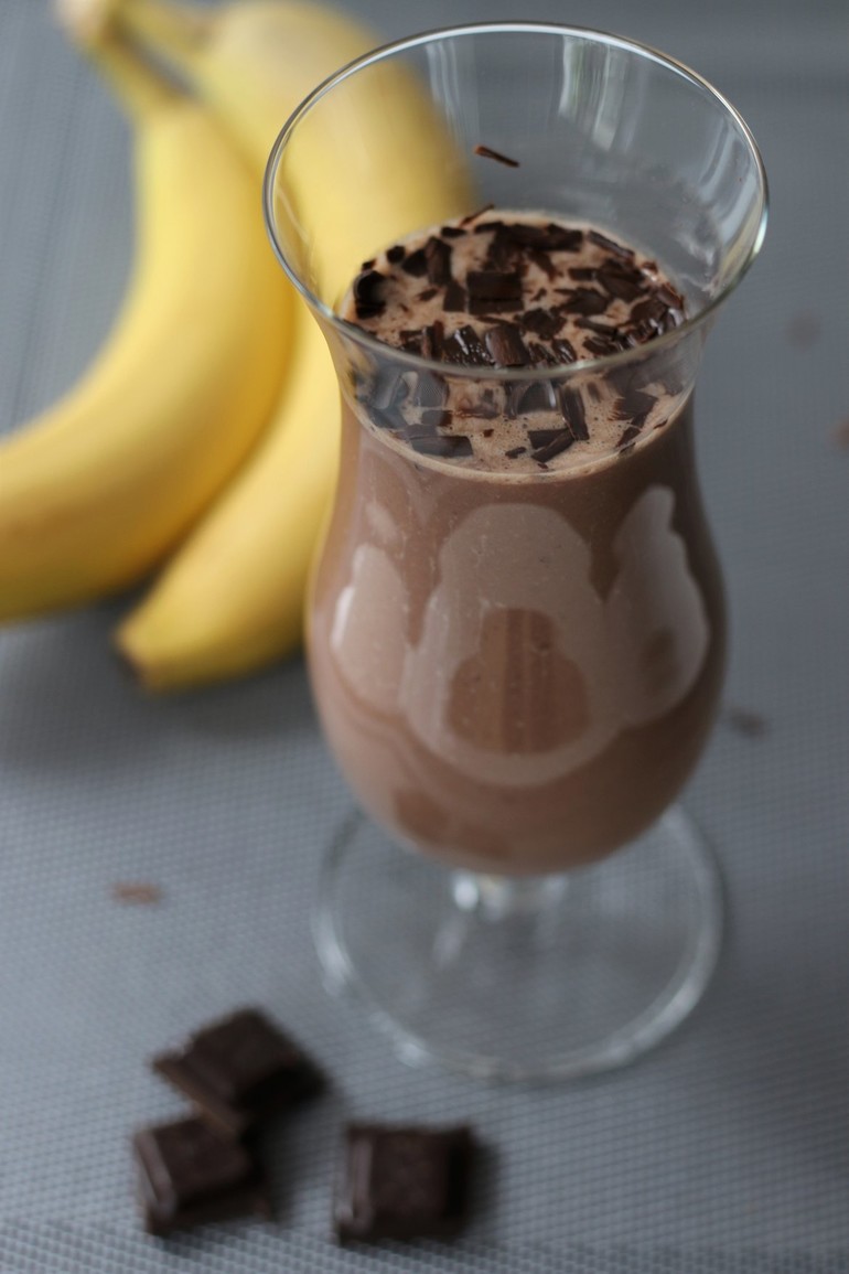 Milkshake bananowo-czekoladowy