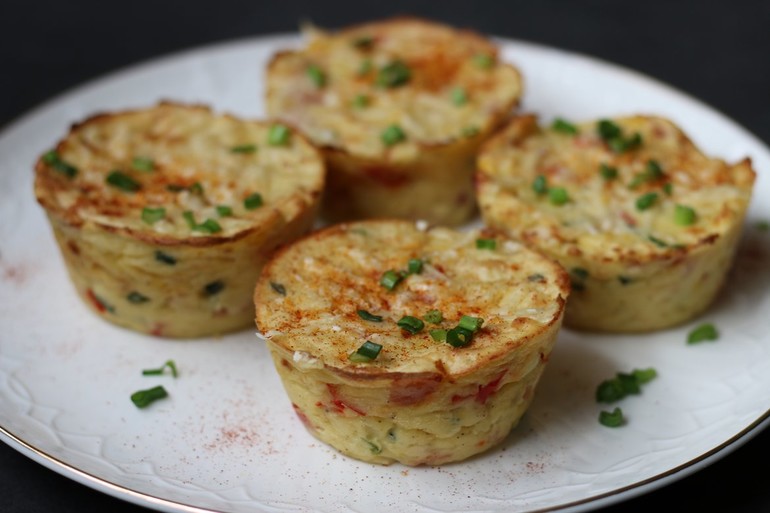 dodatkowy obraz dla Ziemniaczane muffiny z warzywami