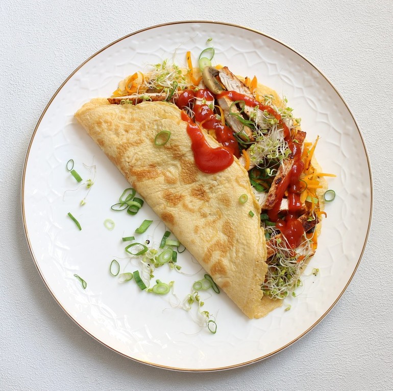 Omlet z indykiem