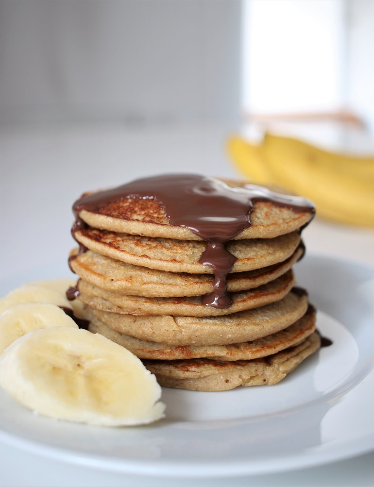 Bananowe pancakes