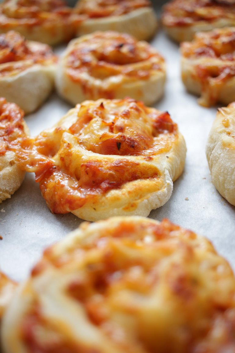 Pizzerinki z szynką