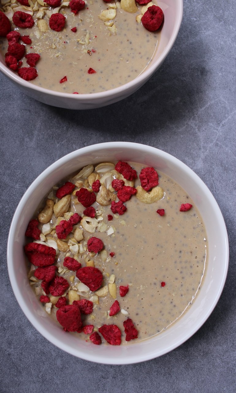 dodatkowy obraz dla Bananowo - orzechowy pudding chia